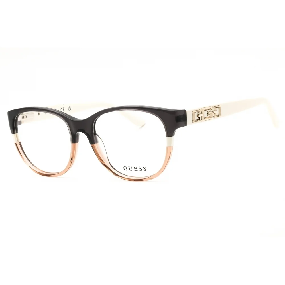 NWT Guess GU2980 Grey Round 53mm Eyeglasses